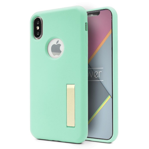 Urcover® Apple iPhone X / XS TPU Case Standfunktion Schutz Hülle Cover Case Etui Schale