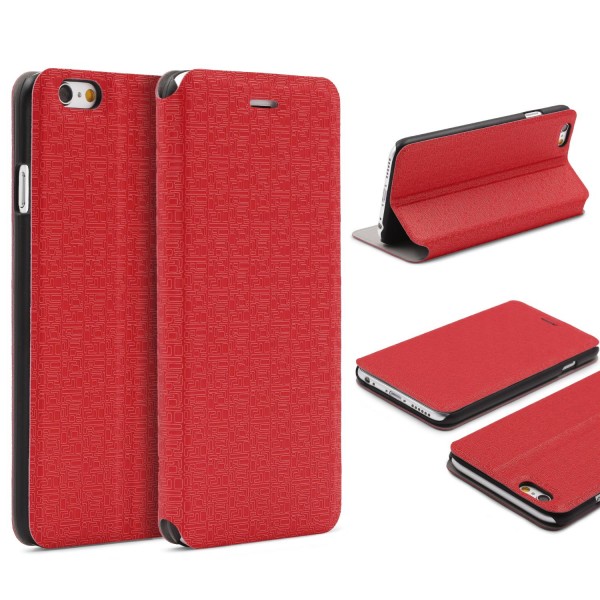 Urcover® Apple iPhone 6 Plus / 6s Plus Hülle Flip Case Cover Booksyle Wallet