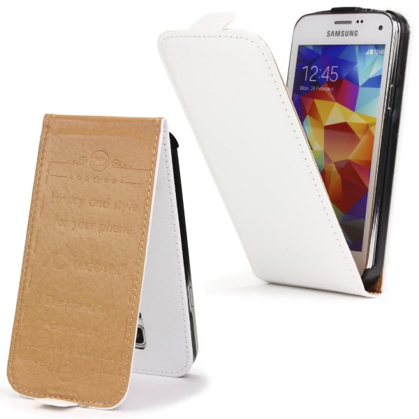 Urcover® Samsung Galaxy S5 Mini Schutz Klapp Hülle Magnet Flip Case Cover Tasche
