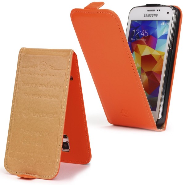 Urcover® Samsung Galaxy S5 Mini Schutz Klapp Hülle Magnet Flip Case Cover Tasche