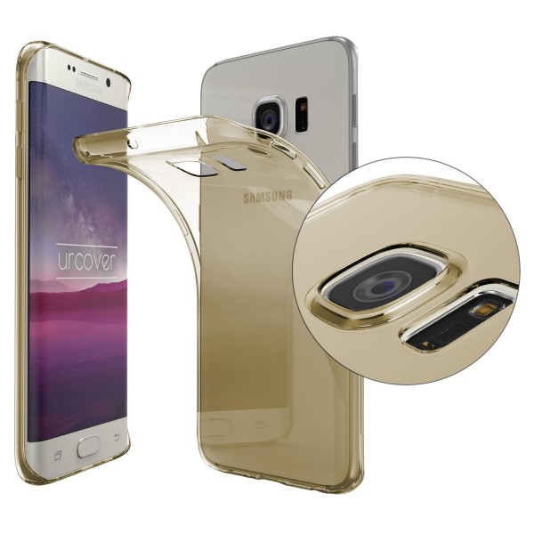Samsung Galaxy S6 Edge Plus Soft Backcase Kamera Schutz Hülle Silikon Cover Case