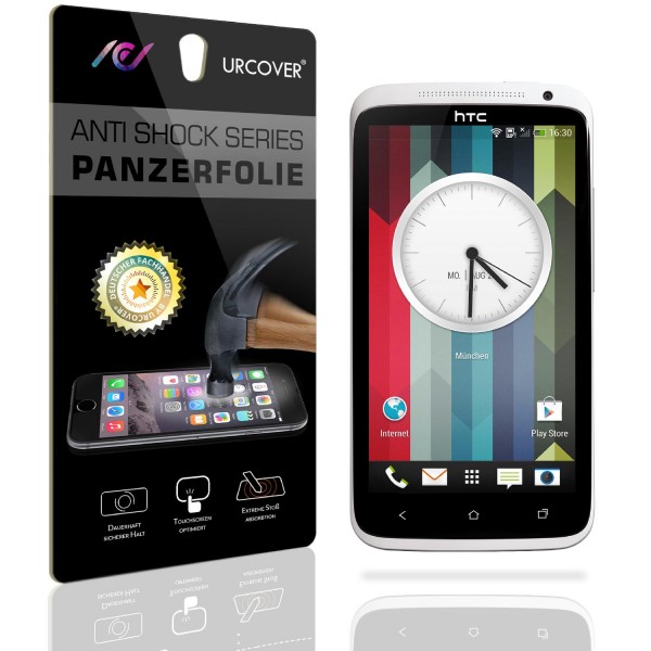 HTC One x Display Schutz Folie Ultra Klar PET Handy Schutzfolie Clear