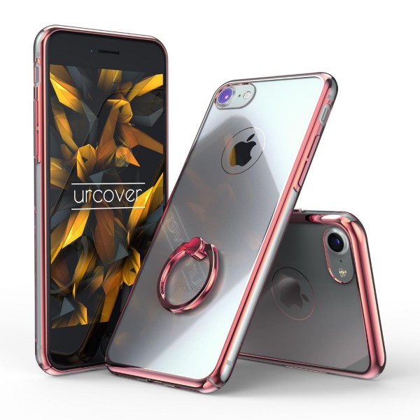 Urcover® Apple iPhone 7 Hard-Cover Selfie Ring Schutzhülle Case Cover Transparent