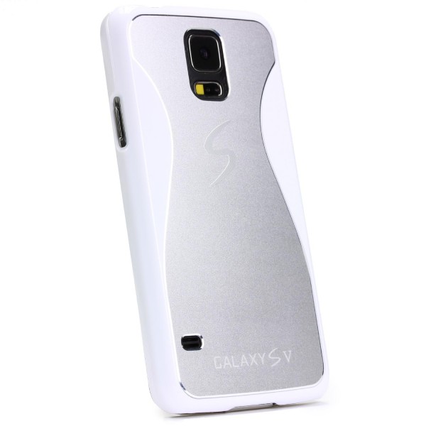 Urcover® Alu Handy Schutz Hülle für Samsung Galaxy S5 Hard Back Case Cover Etui